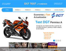 Tablet Screenshot of dgtexamenes.org